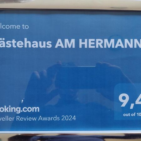 Gaestehaus Am Hermann Hörstel Exterior foto